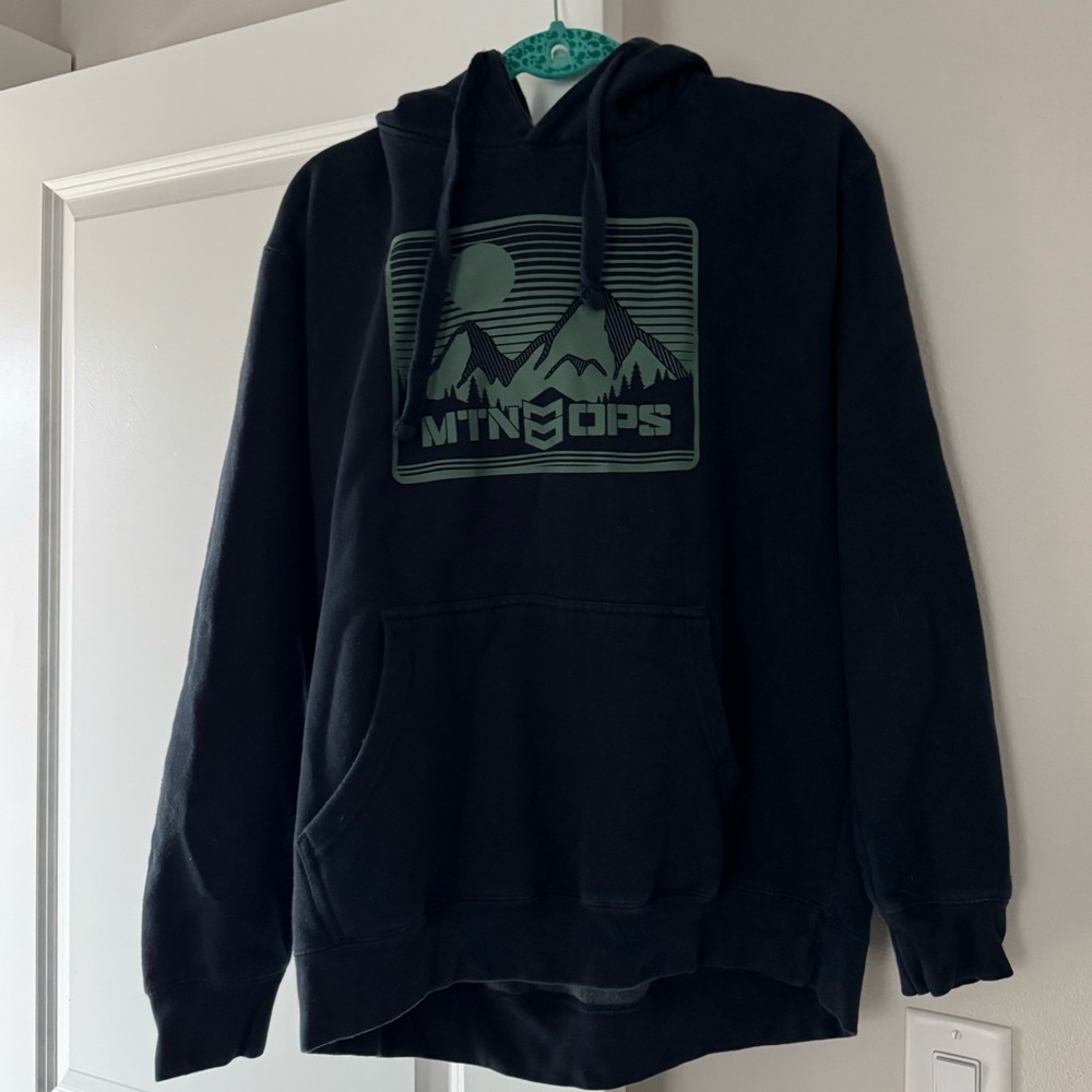Mnt Ops Blue Hoodie for Men